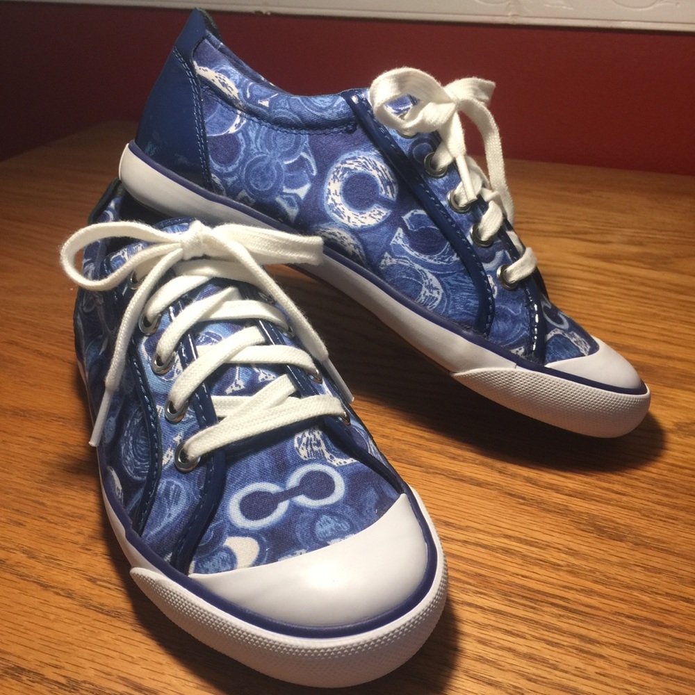 LIKE NEW Coach BARRETT sneakers SZ W7.5